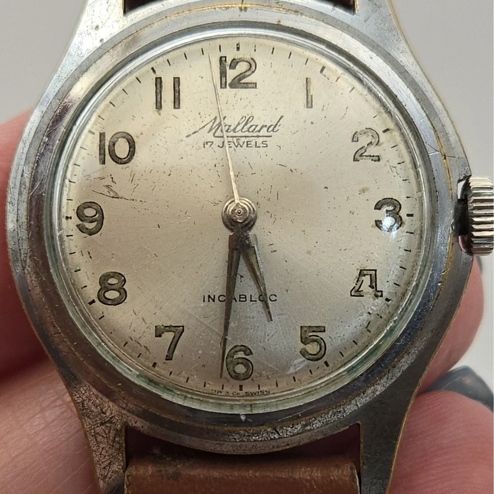 Jules Borel & Co. Mallard Aqua-Explorer Manual Wind 17Jewel Incabloc Watch.NOTES